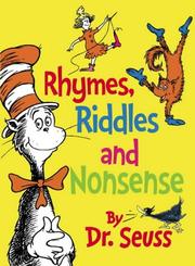 Rhymes, Riddles and Nonsense (Dr Seuss) cover