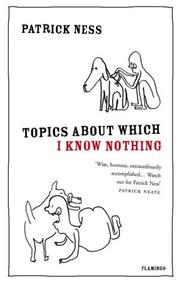 Topics About Which I Know Nothing cover