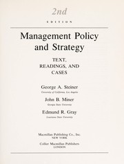 Management policy and strategy cover