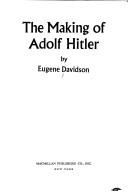 The making of Adolf Hitler cover