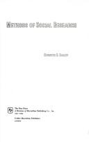 Methods of social research cover