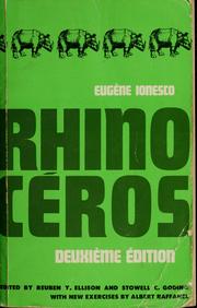 Le rhinocéros cover