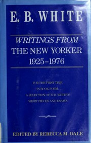 Writings from the New Yorker cover