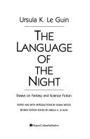 The language of the night cover