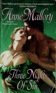 Three Nights of Sin cover