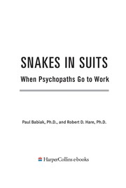 Snakes in suits cover