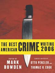 The Best American Crime Writing 2006 cover