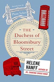 The Duchess of Bloomsbury Street cover