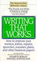 Writing that works cover