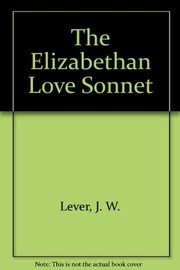 The Elizabethan love sonnet cover