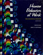 Human behavior at work cover