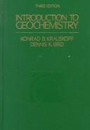 Introduction to geochemistry cover