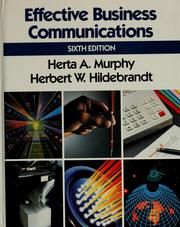 Effective business communications cover