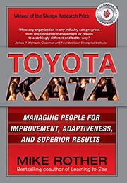 Toyota kata cover