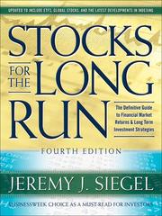 Stocks for the long run cover