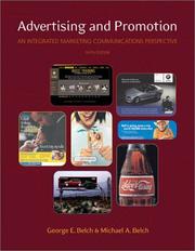 Advertising and promotion cover