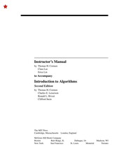 Introduction to Algorithms cover