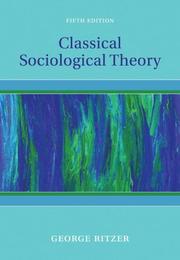 Classical sociological theory cover