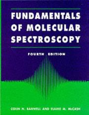 Fundamentals of molecular spectroscopy cover