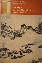 Essays in Zen Buddhism, first series cover