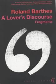 Fragments d'un discours amoureux cover