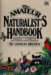The amateur naturalist's handbook cover