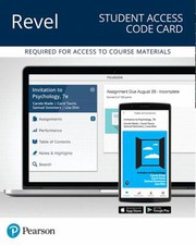 Invitation to Psychology cover