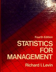 Statistics for management cover
