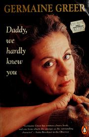 Daddy we hardly knew you cover
