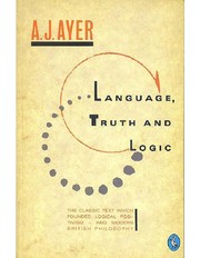 Language, truth and logic cover