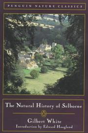 The natural history of Selborne cover