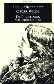De Profundis and Other Writings cover