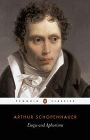 Essays and aphorisms cover