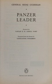 Panzer leader cover