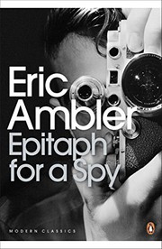 Epitaph for a Spy cover