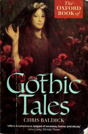 The Oxford Book of Gothic Tales cover