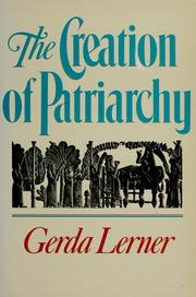 The creation of patriarchy cover