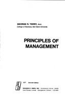 Principles of Management cover