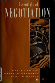 Essentials of Negotiation cover