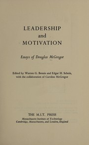 Leadership and motivation cover