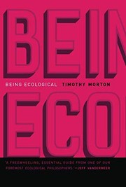 Being Ecological cover