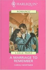 A Marriage to Remember cover