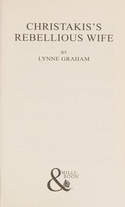 Christakis's Rebellious Wife cover