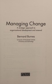 Managing Change cover