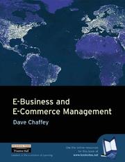 E-business and e-commerce management cover