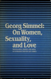 Georg Simmel cover