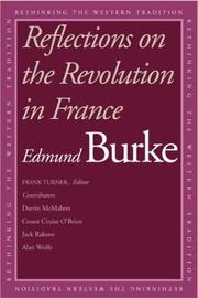 Reflections on the revolution in France cover