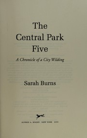 The Central Park Five cover