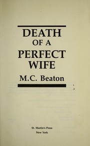 Death of a Perfect Wife cover