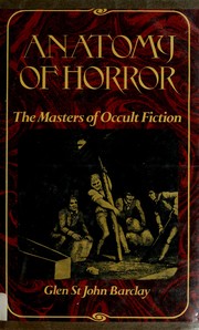 Anatomy of horror cover